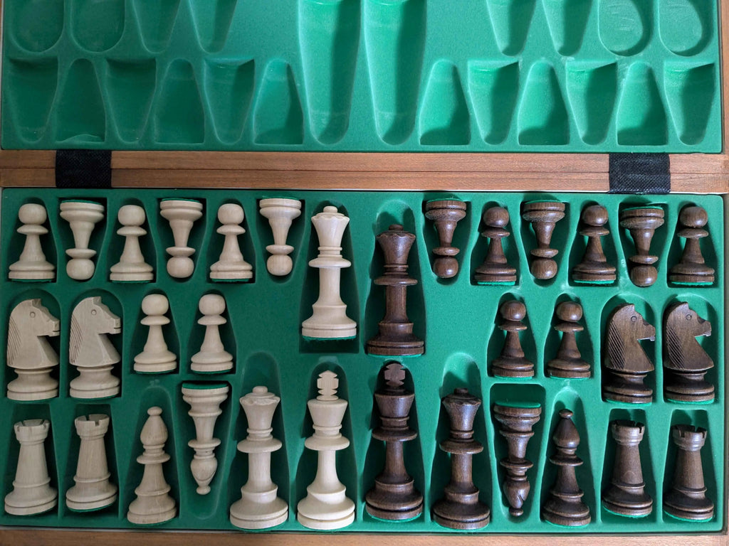 WEGIEL Tournament No. 5 Competition Chess Set with 2 Queens