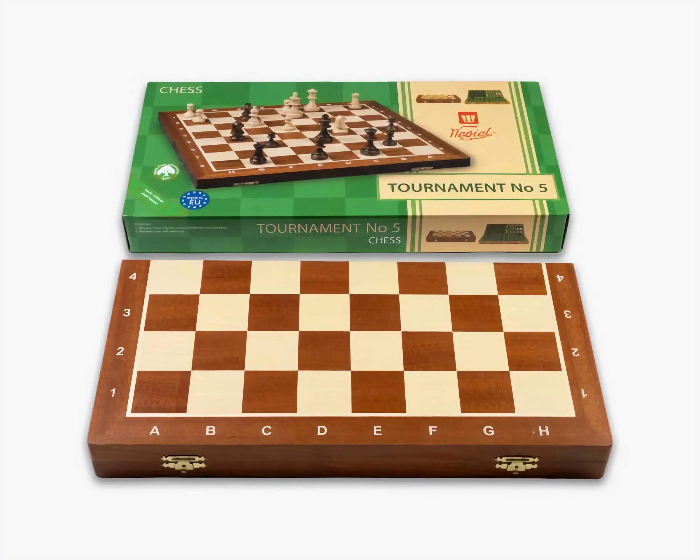 WEGIEL Tournament No. 5 Competition Chess Set with 2 Queens