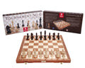 WEGIEL Tournament Chess Set No. 6 with 2 Queens