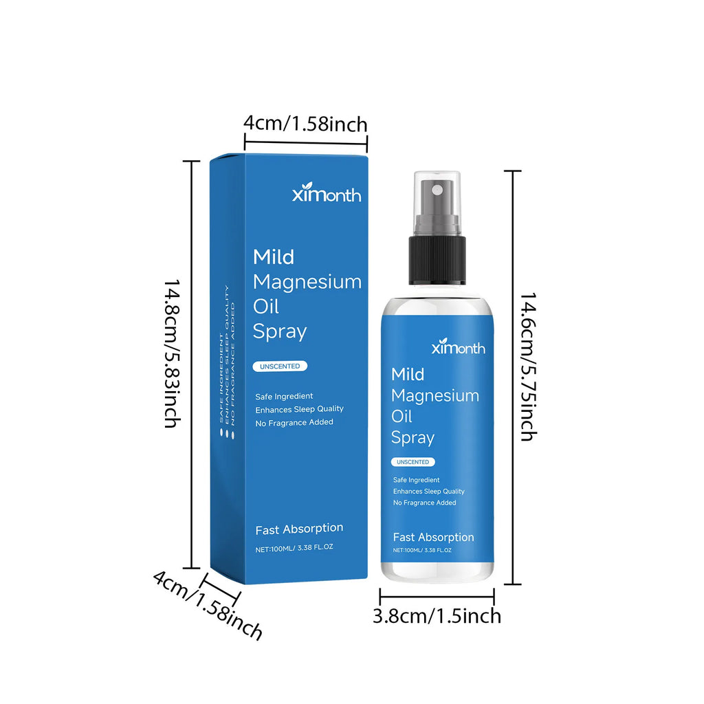 Magnesium Oil Spray | For Topical Muscle Relaxation | Rapid Absorption